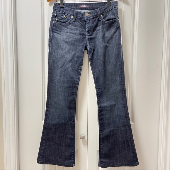 Rock & Republic Dark Wash Low rise Bootcut Flared Jeans - Size 25 - Picture 4 of 14